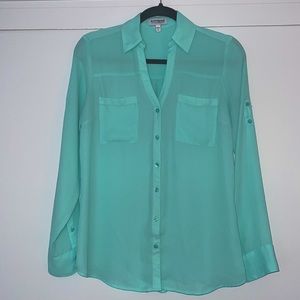 Light Blue Express Portofino Shirt! Size Small!